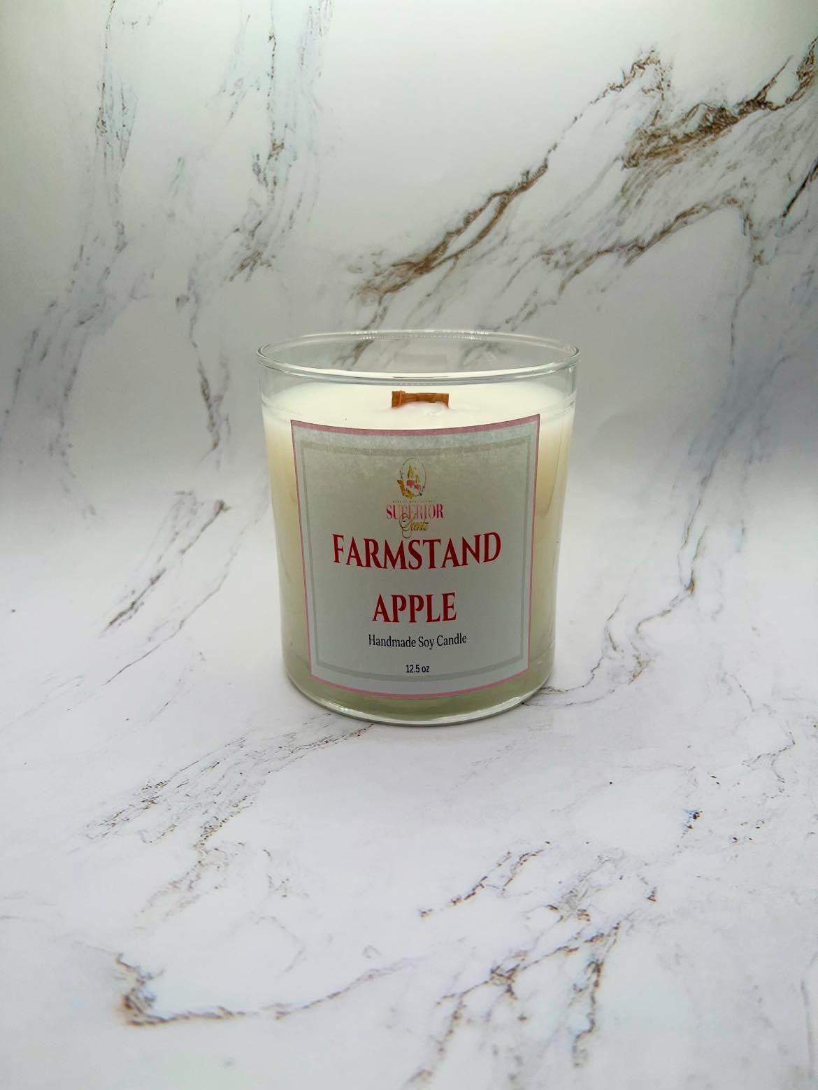 Farmstand Apple Candle w/ wooden wick